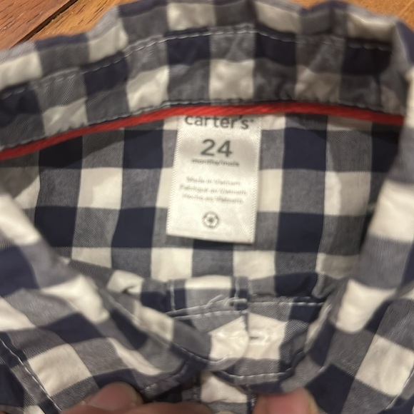 Carters; 24 month old boys button up shirt - Picture 3 of 3